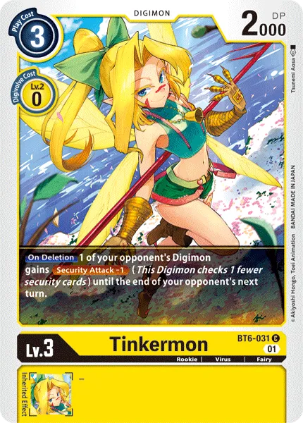 Tinkermon (BT6-031) card