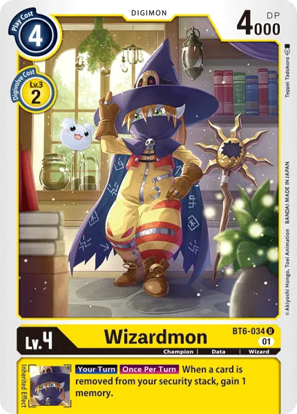 Wizardmon (BT6-034) card