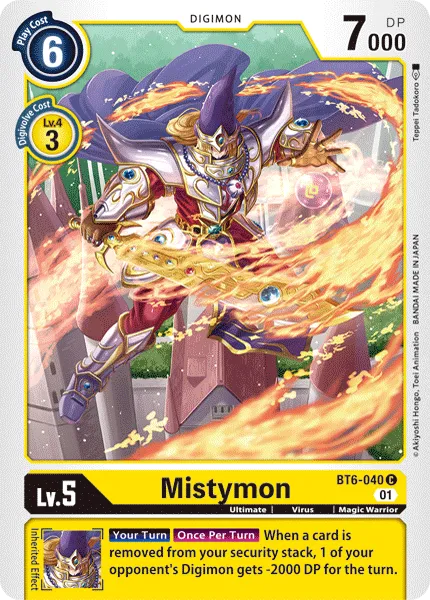 Mistymon (BT6-040) card