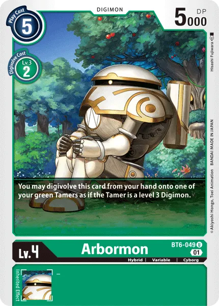 Arbormon (BT6-049) card