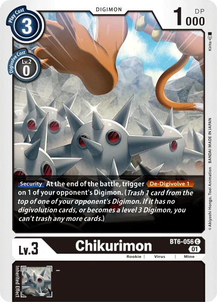 Chikurimon (BT6-056) card