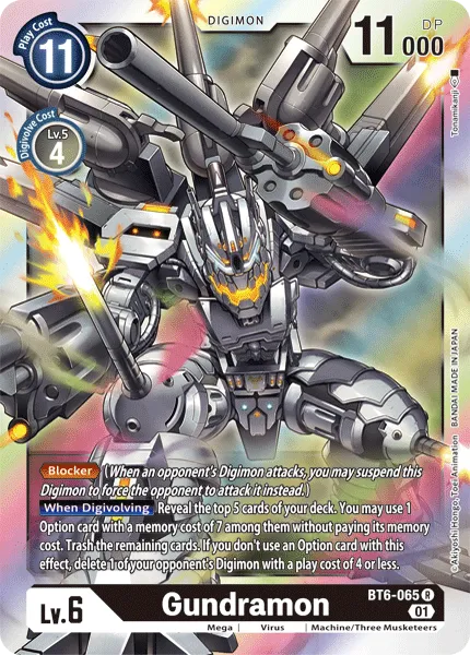 Gundramon (BT6-065) card