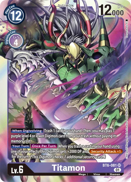 Titamon (BT6-081) card