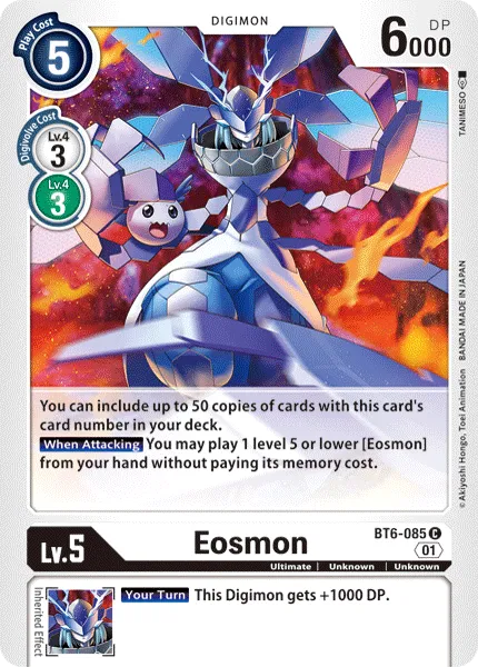 Eosmon (BT6-085) card