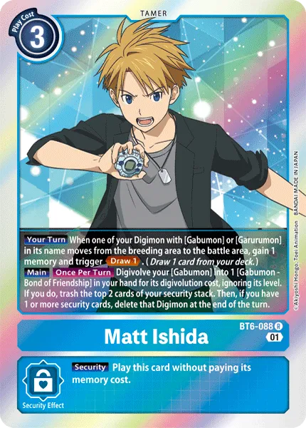 Matt Ishida (BT6-088) card