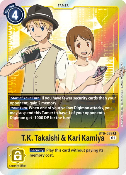 T.K. Takaishi & Kari Kamiya (BT6-089) card