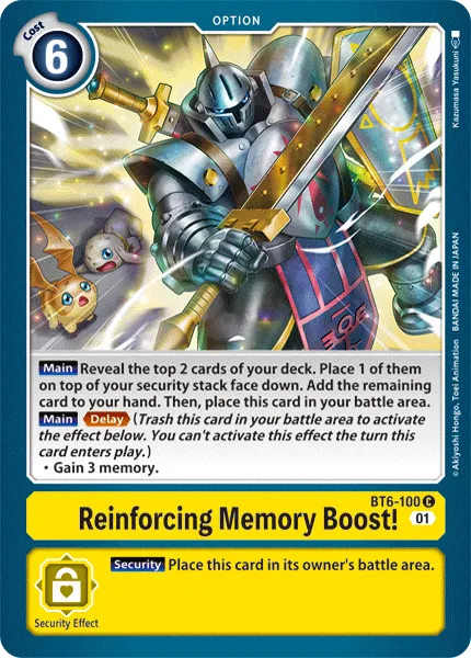 Reinforcing Memory Boost! (BT6-100) card