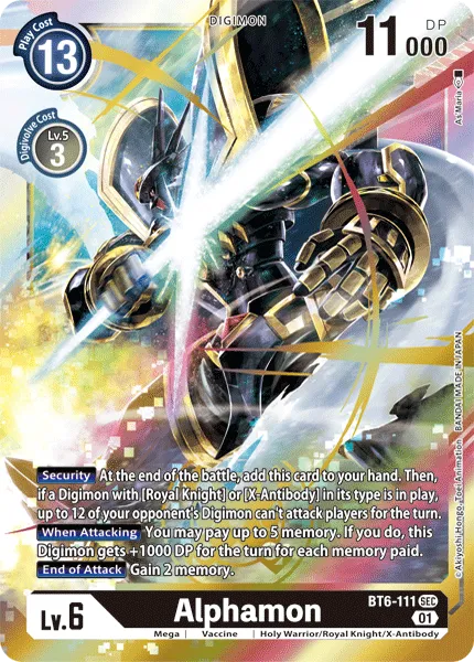 Alphamon (BT6-111) card