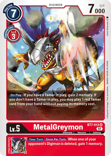 MetalGreymon (BT7-013) card