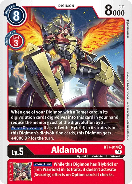 Aldamon (BT7-014) card