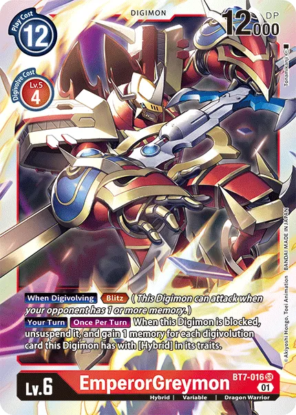 EmperorGreymon (BT7-016) card