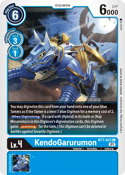 KendoGarurumon (BT7-022) card