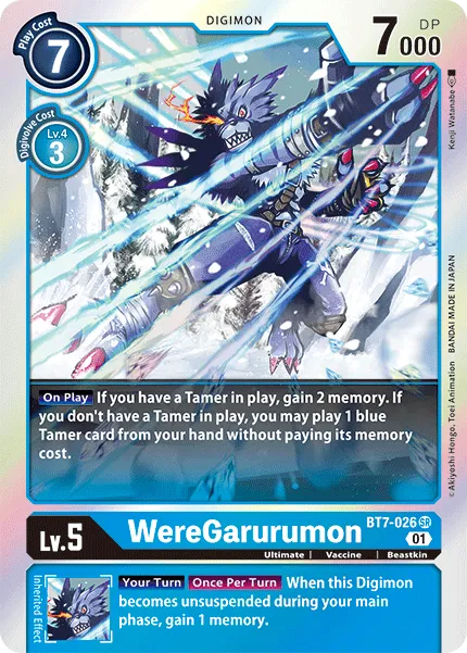 WereGarurumon (BT7-026) card