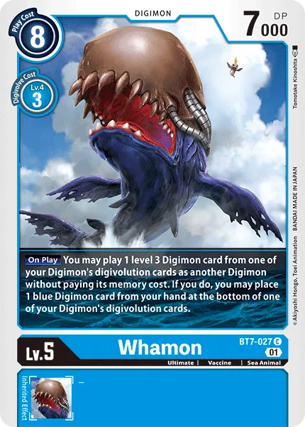 Whamon (BT7-027) card