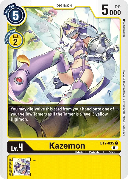 Kazemon (BT7-035) card