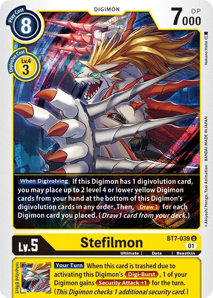 Stefilmon (BT7-039) card