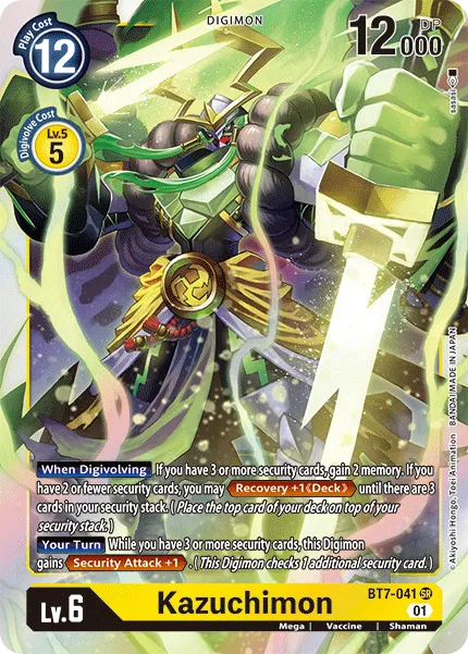 Kazuchimon (BT7-041) card