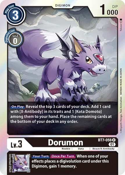 Dorumon (BT7-056) card