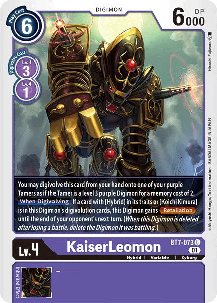 KaiserLeomon (BT7-073) card