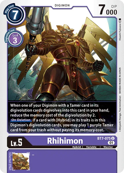 Rhihimon (BT7-075) card