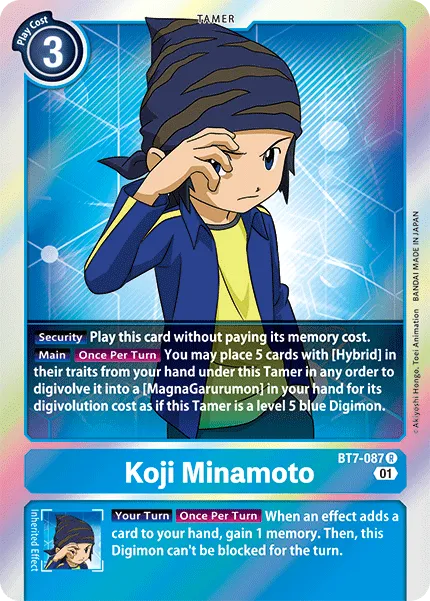 Koji Minamoto (BT7-087) card