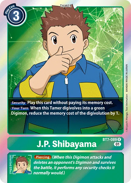 J.P. Shibayama (BT7-089) card