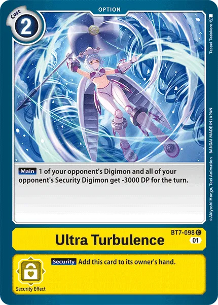 Ultra Turbulence (BT7-098) card