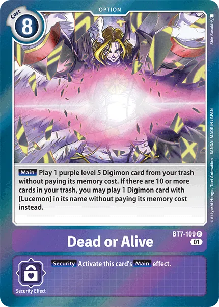 Dead or Alive (BT7-109) card