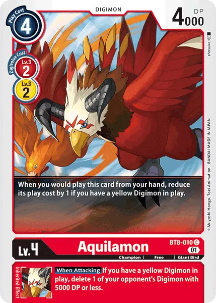 Aquilamon (BT8-010) card