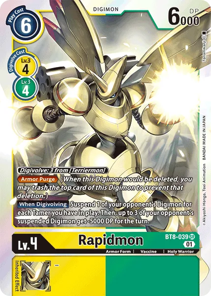 Rapidmon (BT8-039) card