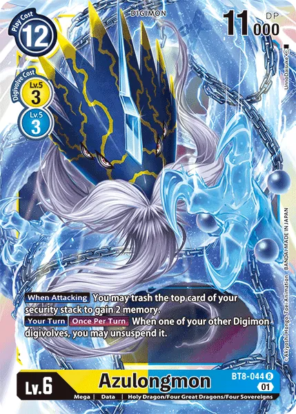 Azulongmon (BT8-044) card