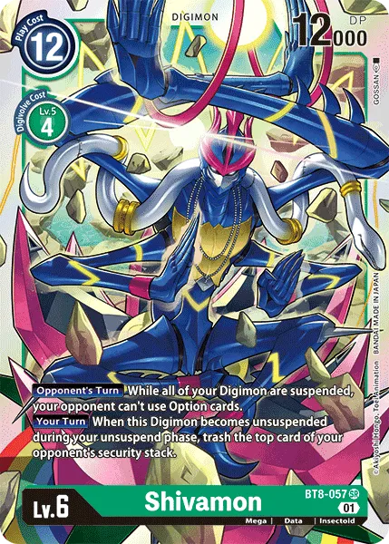 Shivamon (BT8-057) card