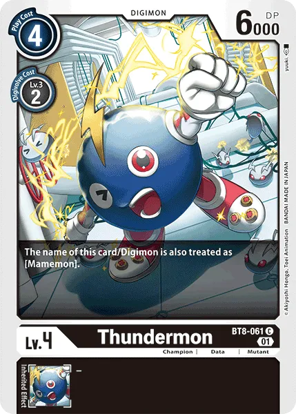 Thundermon (BT8-061) card