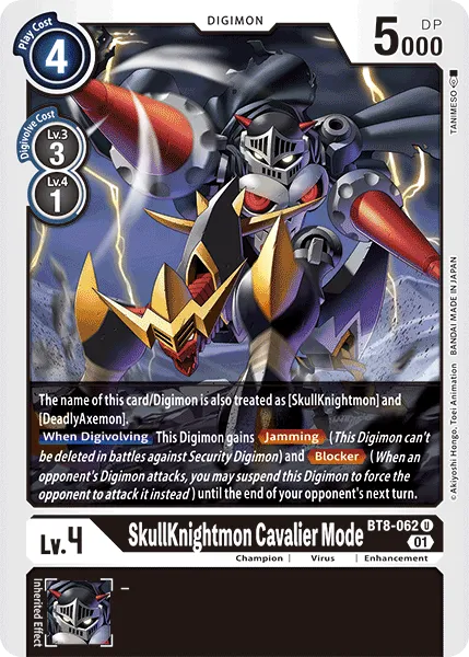 SkullKnightmon Cavalier Mode (BT8-062) card