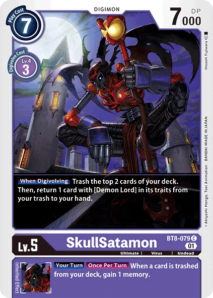 SkullSatamon (BT8-079) card