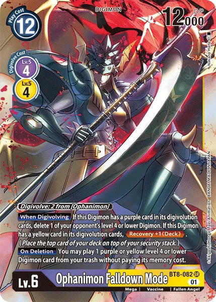 Ophanimon Falldown Mode (BT8-082) card