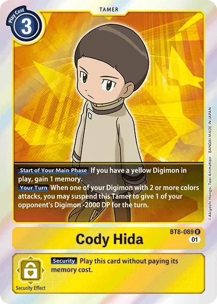 Cody Hida (BT8-089) card