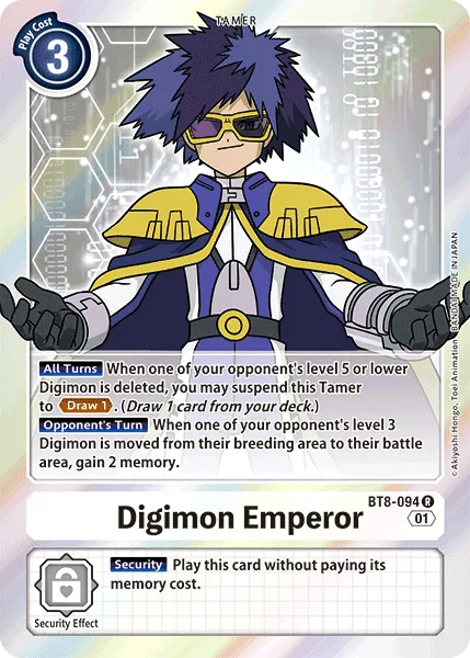 Digimon Emperor (BT8-094) card