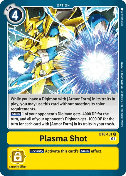 Plasma Shot (BT8-101) card