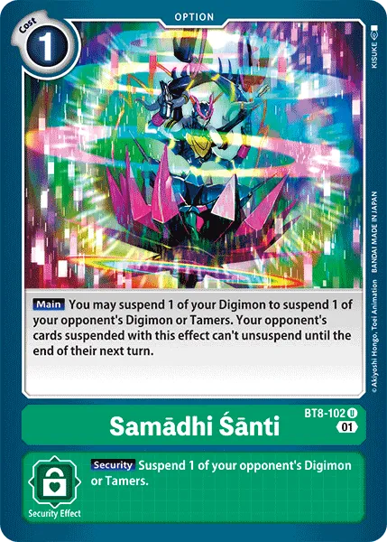 Samādhi Śānti (BT8-102) card