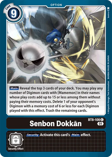 Senbon Dokkān (BT8-106) card