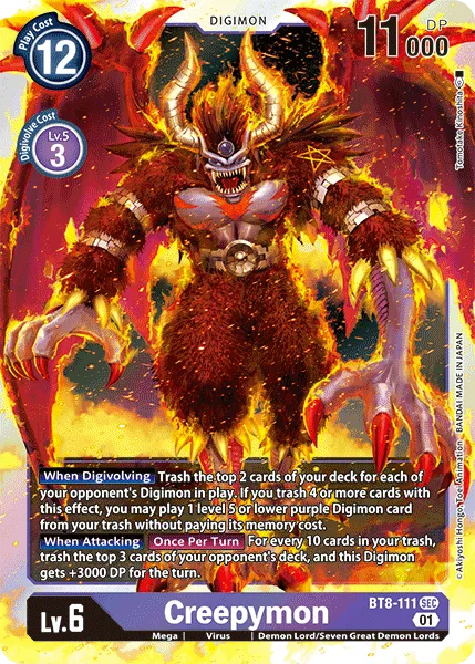Creepymon (BT8-111) card