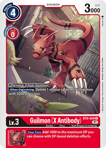 Guilmon (X Antibody) (BT9-009) card