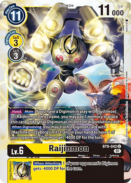 Raijinmon (BT9-042) card
