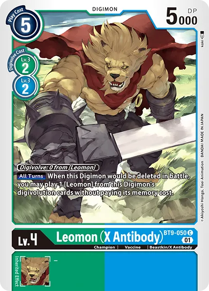 Leomon (X Antibody) (BT9-050) card