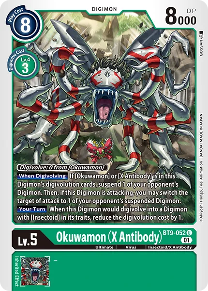 Okuwamon (X Antibody) (BT9-052) card