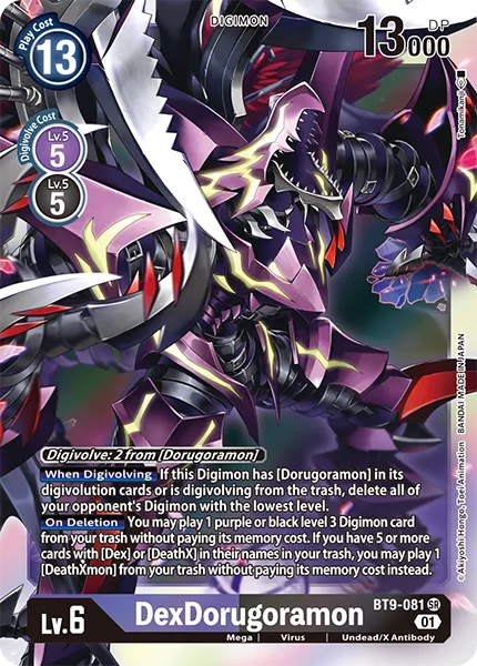 DexDorugoramon (BT9-081) card