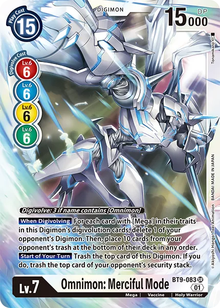 Omnimon: Merciful Mode (BT9-083) card