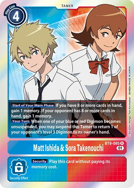 Matt Ishida & Sora Takenouchi (BT9-085) card