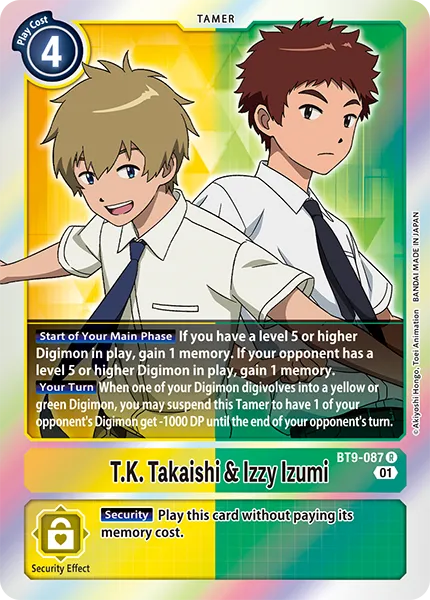 T.K. Takaishi & Izzy Izumi (BT9-087) card